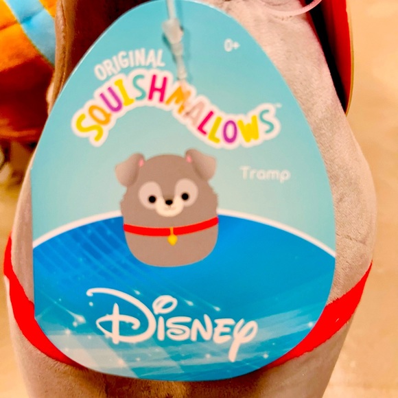 Disney Lady &The Tramp 8” Squishmallow Pair - Picture 3 of 4